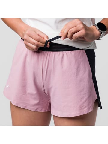 Salewa Funktionsshorts in Rosa/ Schwarz