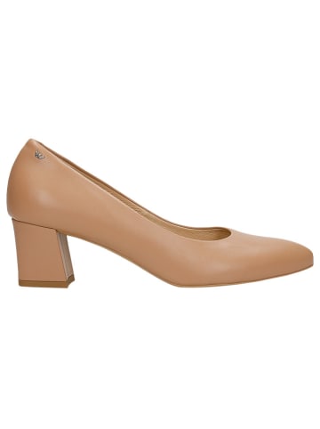 Wojas Leder-Pumps in Hellbraun
