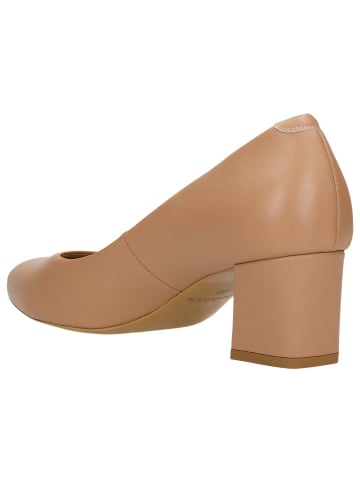 Wojas Leder-Pumps in Hellbraun