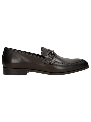 Wojas Leren mocassins bruin