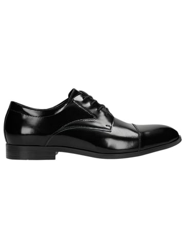 Wojas Leder-Schnürschuhe in Schwarz