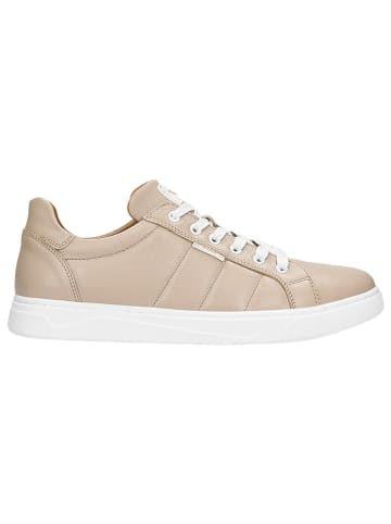 Wojas Skórzane sneakersy w kolorze beżowym