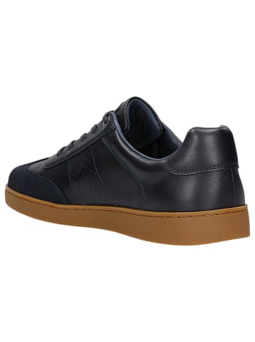Wojas Leder-Sneakers in Schwarz