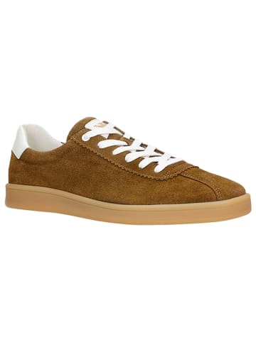 Wojas Skórzane sneakersy w kolorze jasnobrązowym