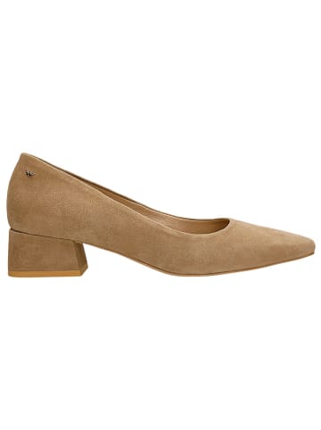 Wojas Leder-Pumps in Beige