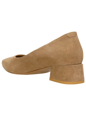 Wojas Leder-Pumps in Beige