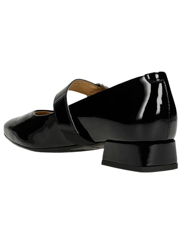 Wojas Leder-Slipper in Schwarz