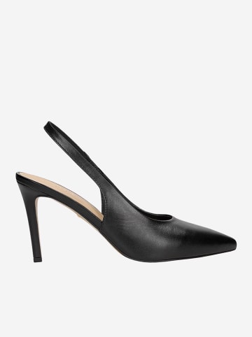 Wojas Leder-Pumps in Schwarz
