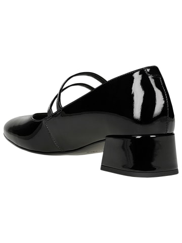 Wojas Leder-Slippers in Schwarz