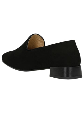 Wojas Leder-Mokassins in Schwarz