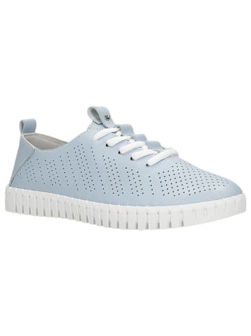 Wojas Leder-Sneakers in Hellblau