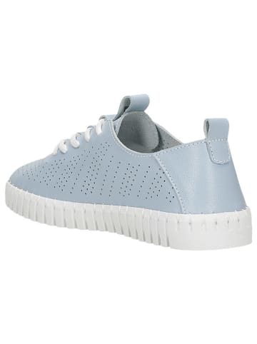 Wojas Leder-Sneakers in Hellblau
