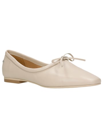Wojas Leder-Ballerinas in Beige