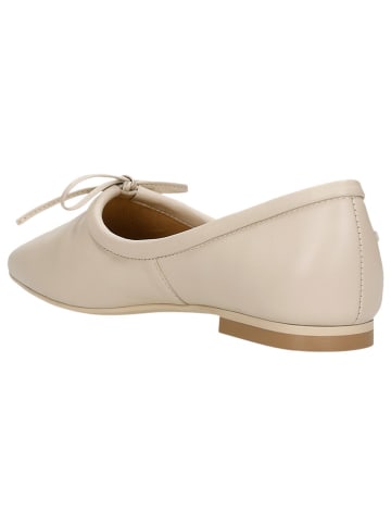 Wojas Leder-Ballerinas in Beige