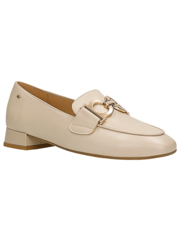 Wojas Leder-Mokassins in Beige
