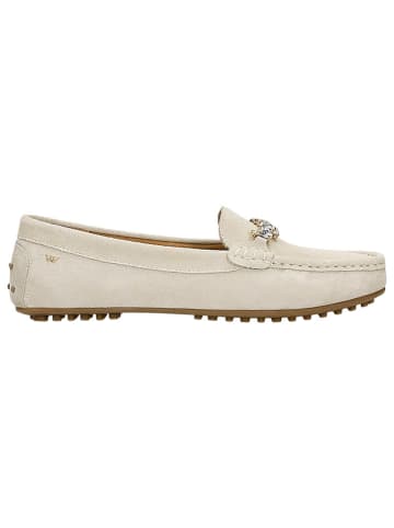 Wojas Leren mocassins crème