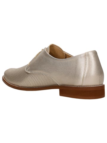 Wojas Leder-Schnürschuhe in Silber
