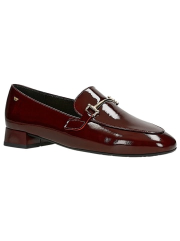 Wojas Leren mocassins donkerrood