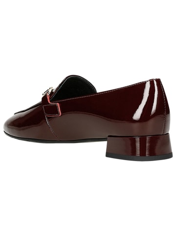 Wojas Leren mocassins donkerrood