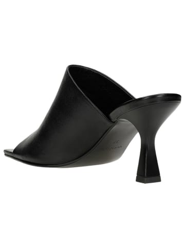 Wojas Leder-Pantoletten in Schwarz