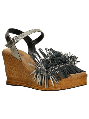 Wojas Leder-Sandaletten in Silber