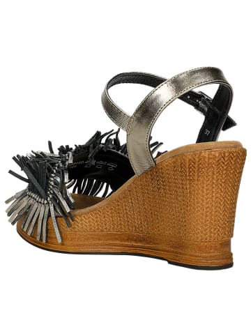 Wojas Leder-Sandaletten in Silber