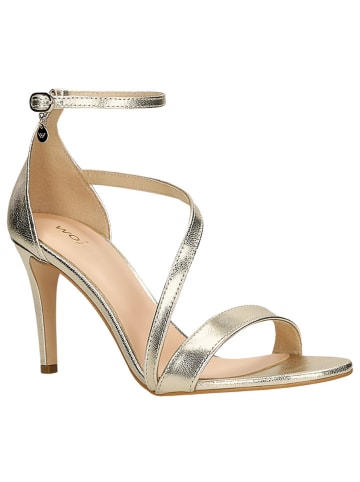 Wojas Leder-Sandaletten in Gold