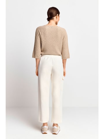 Rich & Royal Cargohose in Creme
