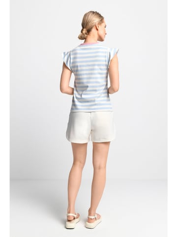 Rich & Royal Shirt in Hellblau/ Creme