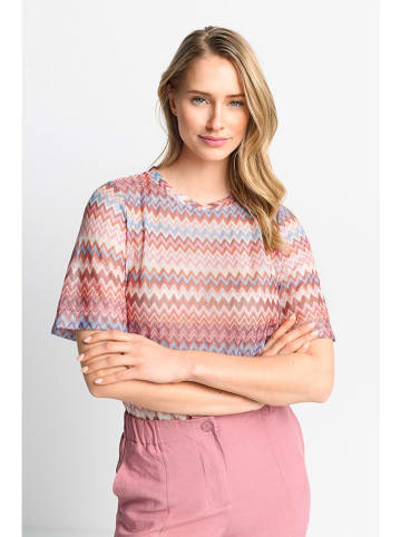 Rich & Royal Shirt lichtblauw/lichtbruin/beige
