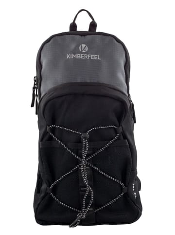 Kimberfeel Wanderrucksack "City" in Schwarz/ Grau - 10 l