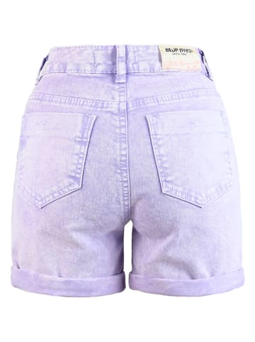 Blue Effect Jeans-Shorts in Lila