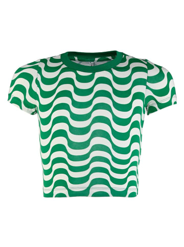 Blue Effect Shirt wit/groen