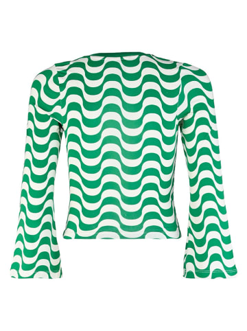 Blue Effect Longsleeve groen/wit