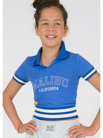 Blue Effect Poloshirt in Blau