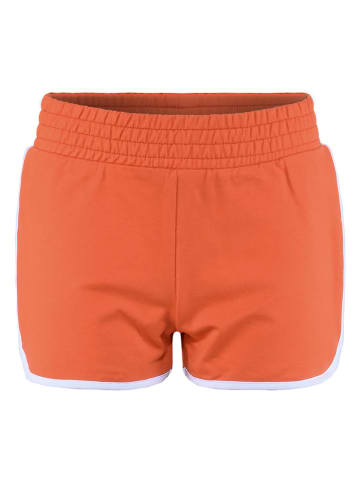 Blue Effect Sweatshorts in Orange