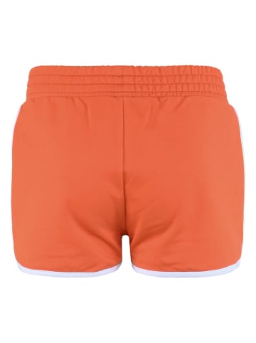 Blue Effect Sweatshorts in Orange