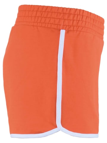 Blue Effect Sweatshorts in Orange
