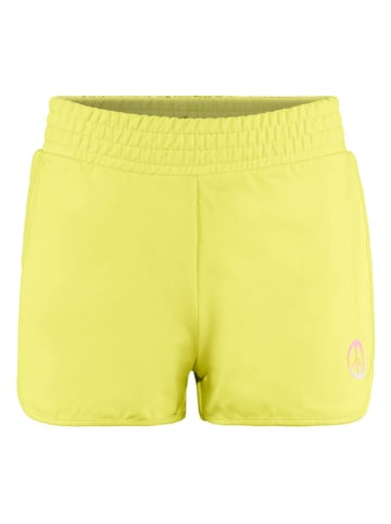 Blue Effect Sweatshorts in Gelb