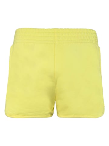 Blue Effect Sweatshorts in Gelb