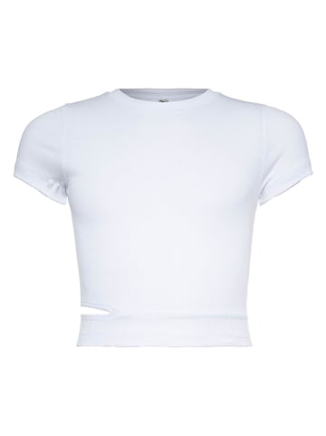 Blue Effect Shirt in Weiß