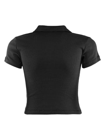 Blue Effect Poloshirt in Schwarz
