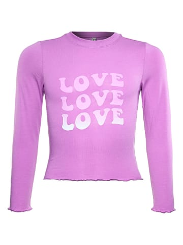 Blue Effect Longsleeve in Lila