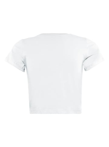 Blue Effect Shirt in Weiß