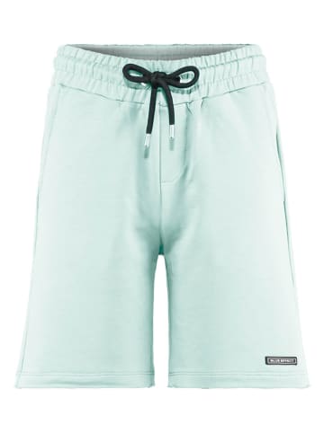 Blue Effect Sweatshorts in Mint