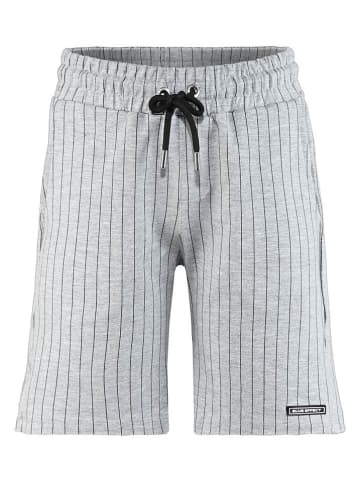 Blue Effect Sweatshorts in Grau