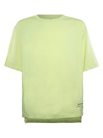 Blue Effect Shirt in Hellgrün