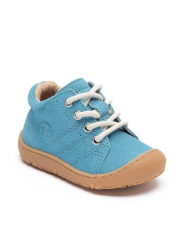 bisgaard Leren barefootschoenen blauw