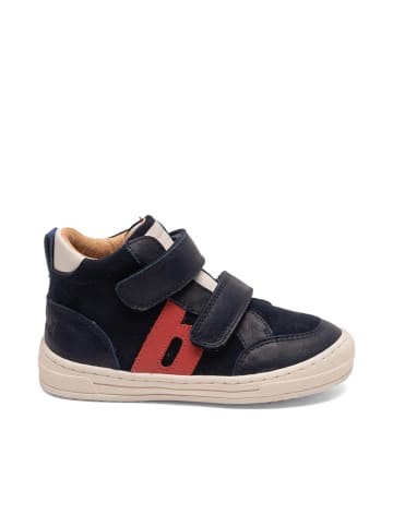 bisgaard Leren sneakers zwart/rood