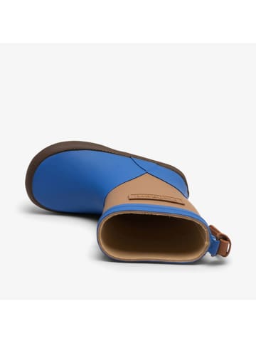 bisgaard Gummistiefel in Hellbraun/ Blau